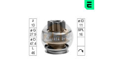 Volnobezny prevod, starter ERA ZN1576