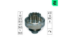 Volnobezny prevod, starter ERA ZN1607