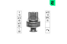 Volnobezny prevod, starter ERA ZN1637