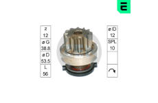 Volnobezny prevod, starter ERA ZN1642