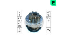 Volnobezny prevod, starter ERA ZN1650