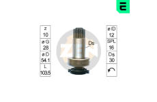Volnobezny prevod, starter ERA ZN1655