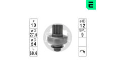 Volnobezny prevod, starter ERA ZN1705