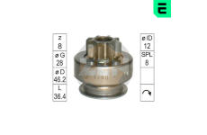 Volnobezny prevod, starter ERA ZN1706