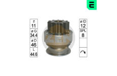 Volnobezny prevod, starter ERA ZN1764