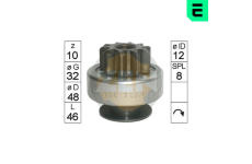 Volnobezny prevod, starter ERA ZN1838