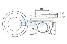 Píst FRECCIA FP23-102500
