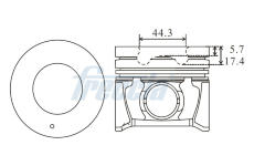 Píst FRECCIA FP23-103800