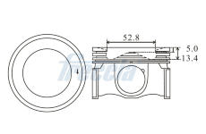 Píst FRECCIA FP23-106800