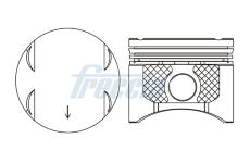Píst FRECCIA FP23-108200