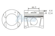 Píst FRECCIA FP23-108400