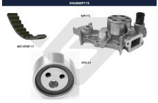 Vodné čerpadlo + sada ozubeného remeňa HUTCHINSON KH 48WP115