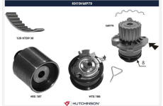 Vodni pumpa + sada ozubeneho remene HUTCHINSON KH 194WP79