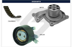 Vodné čerpadlo + sada ozubeného remeňa HUTCHINSON KH 504WP78
