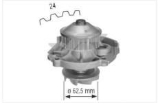 Vodní čerpadlo, chlazení motoru HUTCHINSON WP0040V