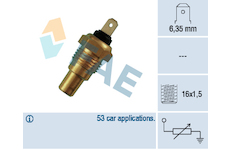 Snímač teploty chladiacej kvapaliny FAE 31310