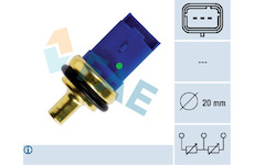 Snímač teploty chladiacej kvapaliny FAE 33790