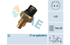 Snímač teploty chladiacej kvapaliny FAE 34010