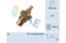 Teplotní spínač FAE 35210