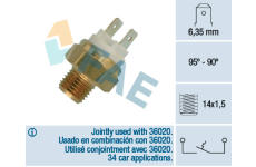 Teplotní spínač, větrák chladiče FAE 36010