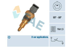 Teplotní spínač, větrák chladiče FAE 36140