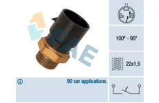 Teplotný spínač ventilátora chladenia FAE 36190