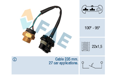Teplotní spínač, větrák chladiče FAE 36210