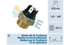 Teplotní spínač, větrák chladiče FAE 36280