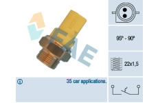 Teplotní spínač, větrák chladiče FAE 36330