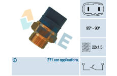 Teplotný spínač ventilátora chladenia FAE 36370