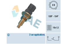 Teplotní spínač, větrák chladiče FAE 36430