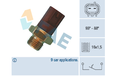 Teplotný spínač ventilátora chladenia FAE 36510