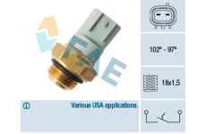 Teplotní spínač, větrák chladiče FAE 36530