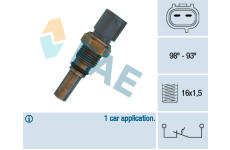 Teplotní spínač, větrák chladiče FAE 36550