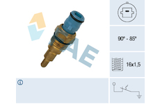 Teplotní spínač, větrák chladiče FAE 37660