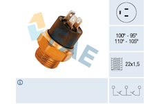 Teplotní spínač, větrák chladiče FAE 37880
