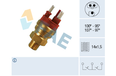 Teplotní spínač, větrák chladiče FAE 38120