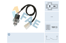 Spínač, světlo zpátečky FAE 40980