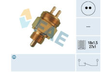 Spínač ukazovateľa sklopenia kabíny vodiča FAE 41120