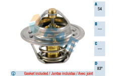 Termostat, chladivo FAE 5204783