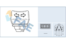 Spínač elektrického otvárania okien FAE 61240