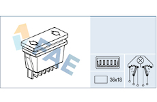 Spínač, zvedací zařízení oken FAE 62650