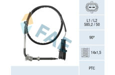 Cidlo, teplota vyfukovych plynu FAE 68136