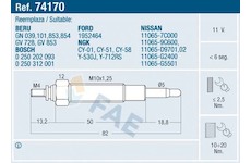 Zhavici svicka FAE 74170