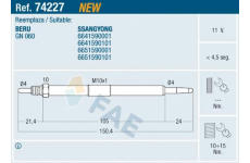 żeraviaca sviečka FAE 74227