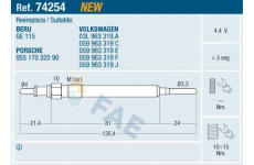 Zhavici svicka FAE 74254