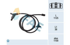 Snímač, počet otáček kol FAE 78001