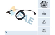 Snímač počtu otáčok kolesa FAE 78025