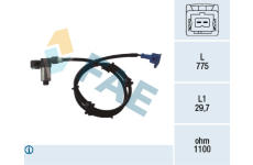 Snímač počtu otáčok kolesa FAE 78054