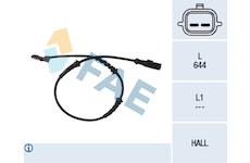 Snímač, počet otáček kol FAE 78055